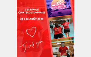 Remerciements l’Estivale Chatelguyonnaise