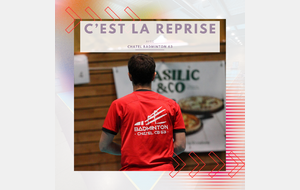 Saison 2026 - 2027 - Reprise des créneaux