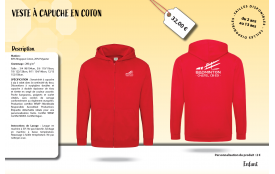Veste à capuche enfant