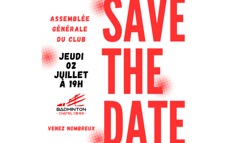 AG du club CB63 - jeudi 2 juillet