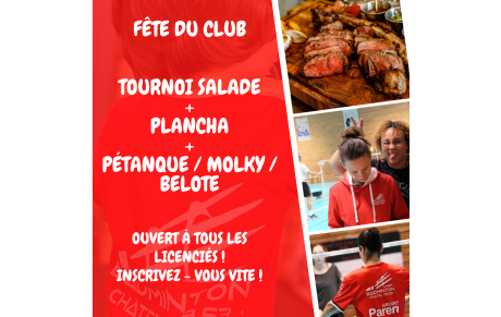 Fête du club 2026